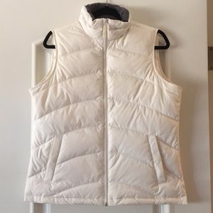 Lands’ End Puffer Vest White